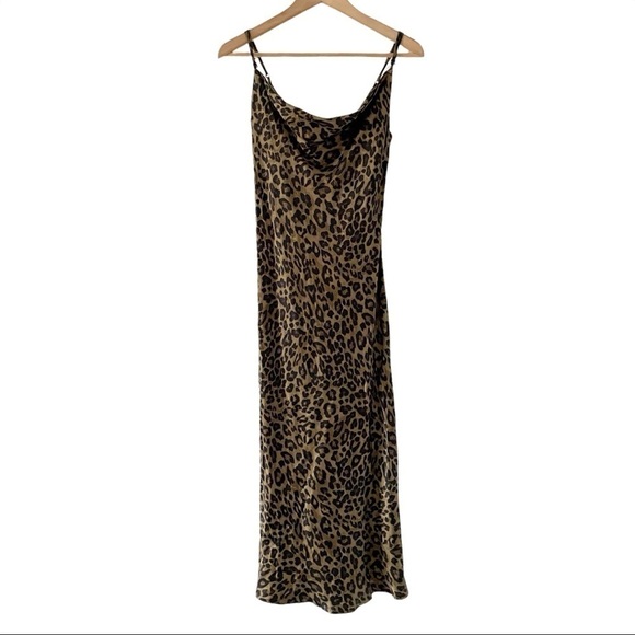 Zara Blogger Favorite Leopard Print Slip Dress - Picture 9 of 15